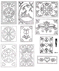 Tin Punch Pattern and Tool Kit - Basic I