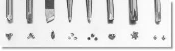 Tin Punch Tools :: Brads or tacks - Pierced Tin Designs